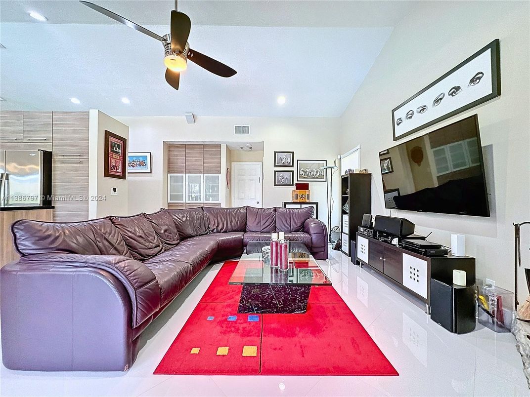 Interior, Living room, Recessed Lighting