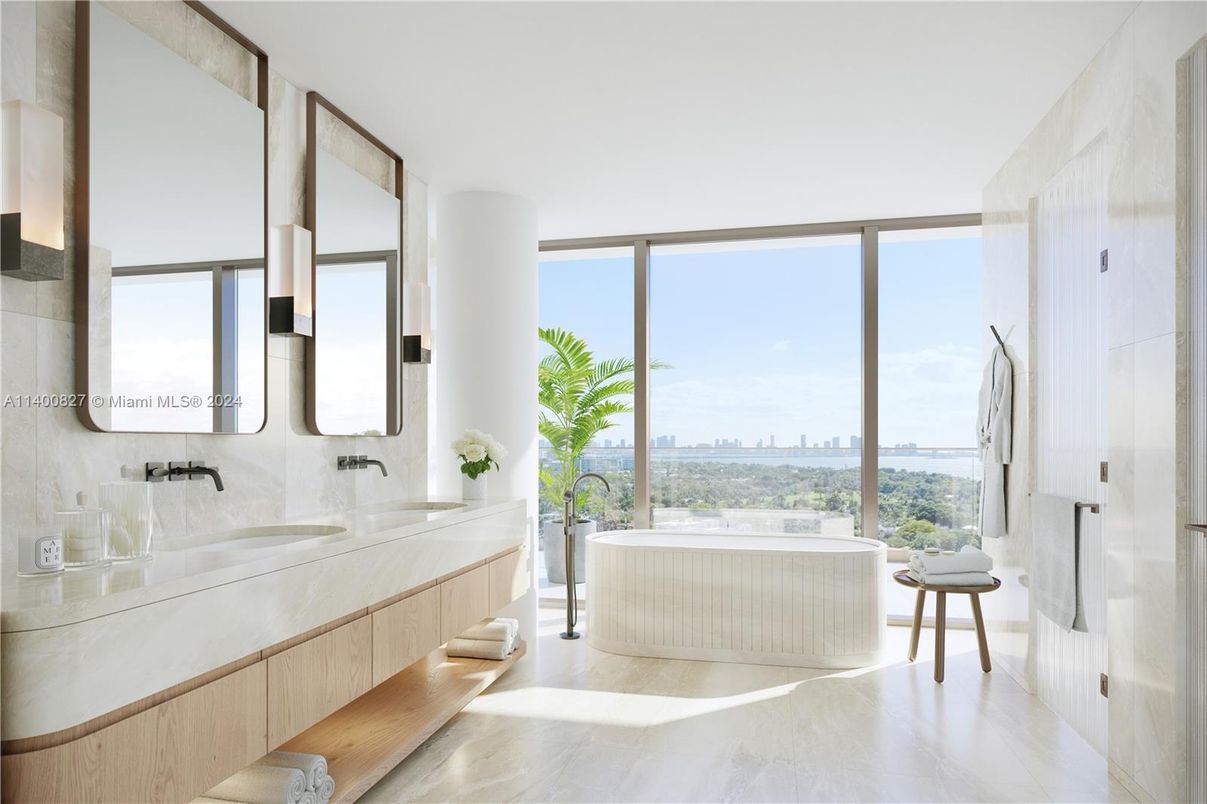 Bathroom, Dual Sink Vanities, Free Standing Baths, Interior
