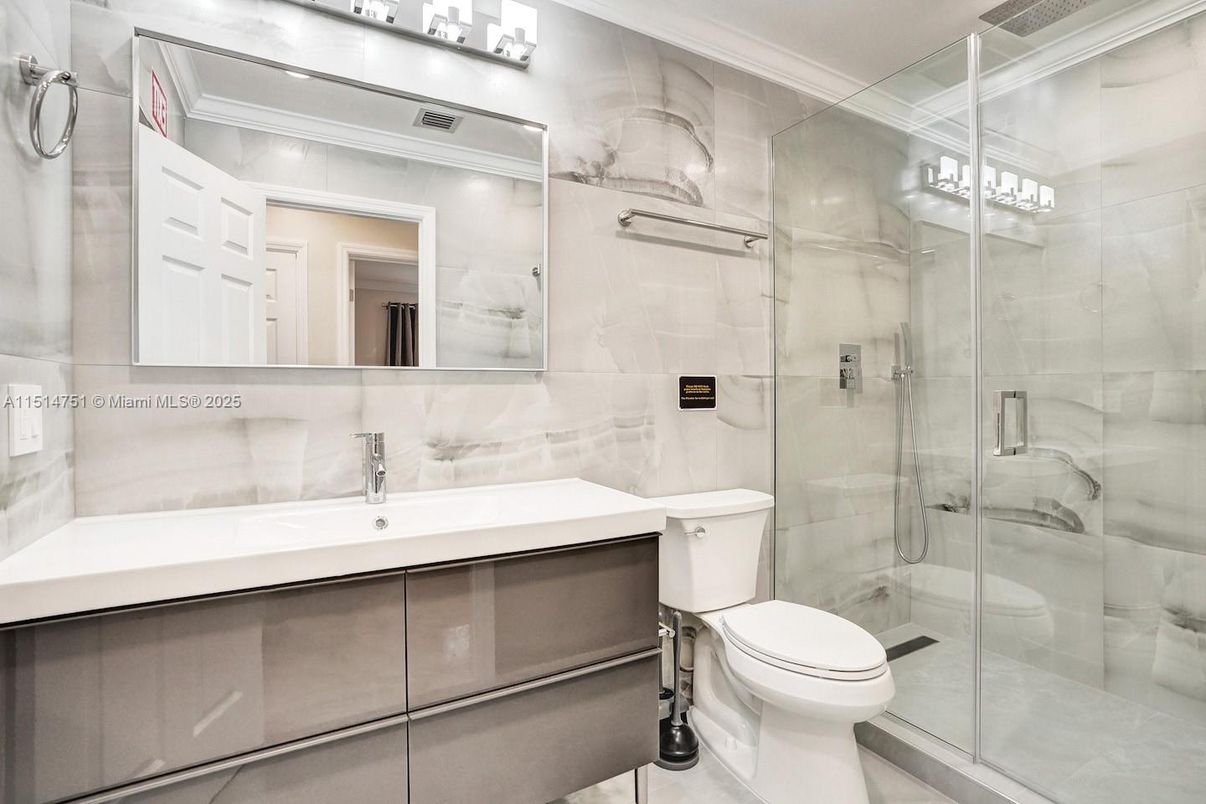 Bathroom, Glass Shower, Interior