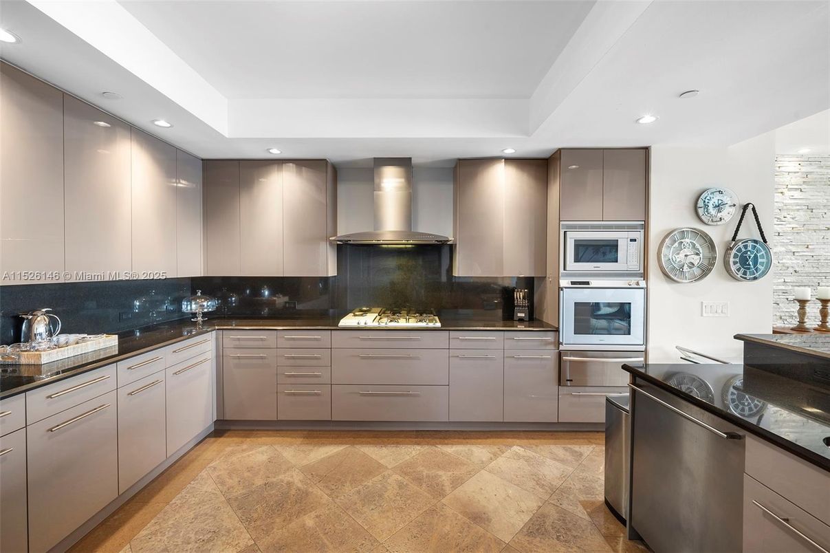 Interior, Kitchen, Recessed Lighting, Stainless Steel Appliances