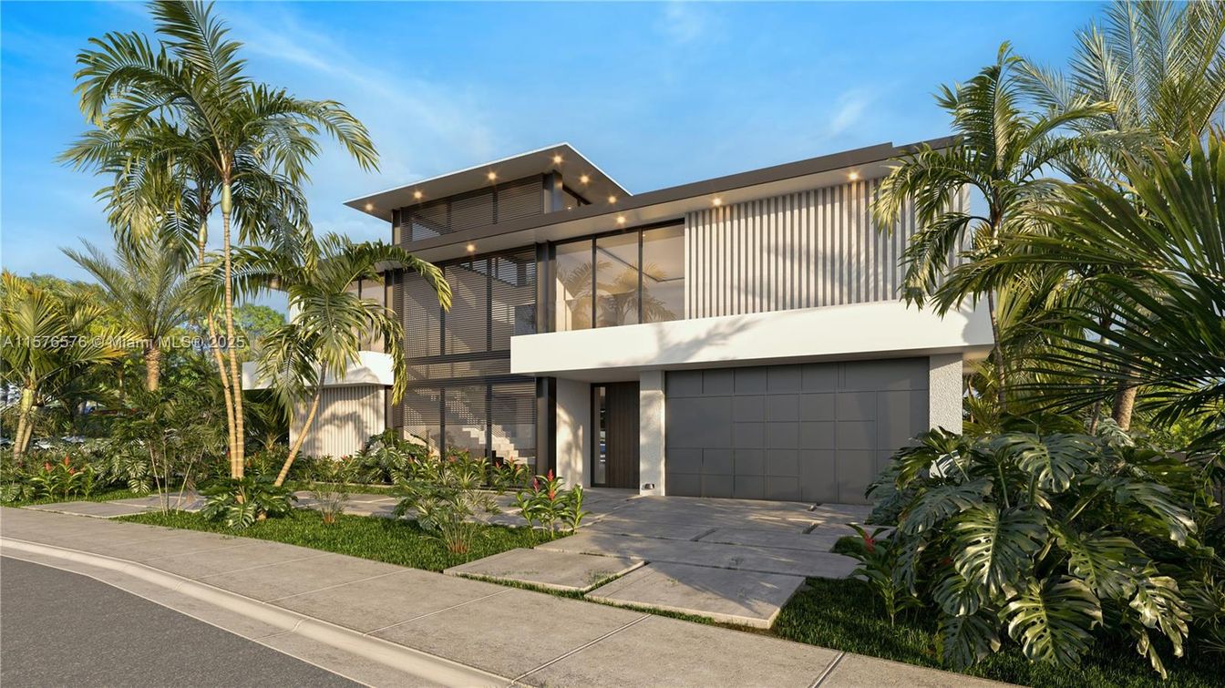 Attached, Exterior, Facade, Modern