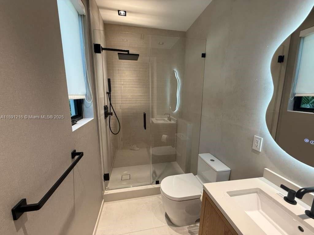 Bathroom, Glass Shower, Interior