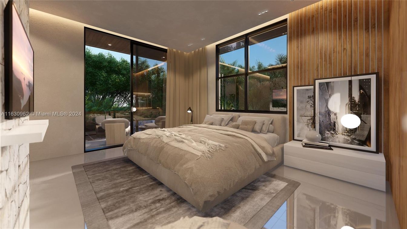 Bedroom, Interior, Recessed Lighting