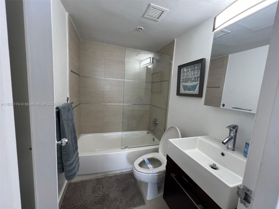 Bathroom, Glass Shower, Interior