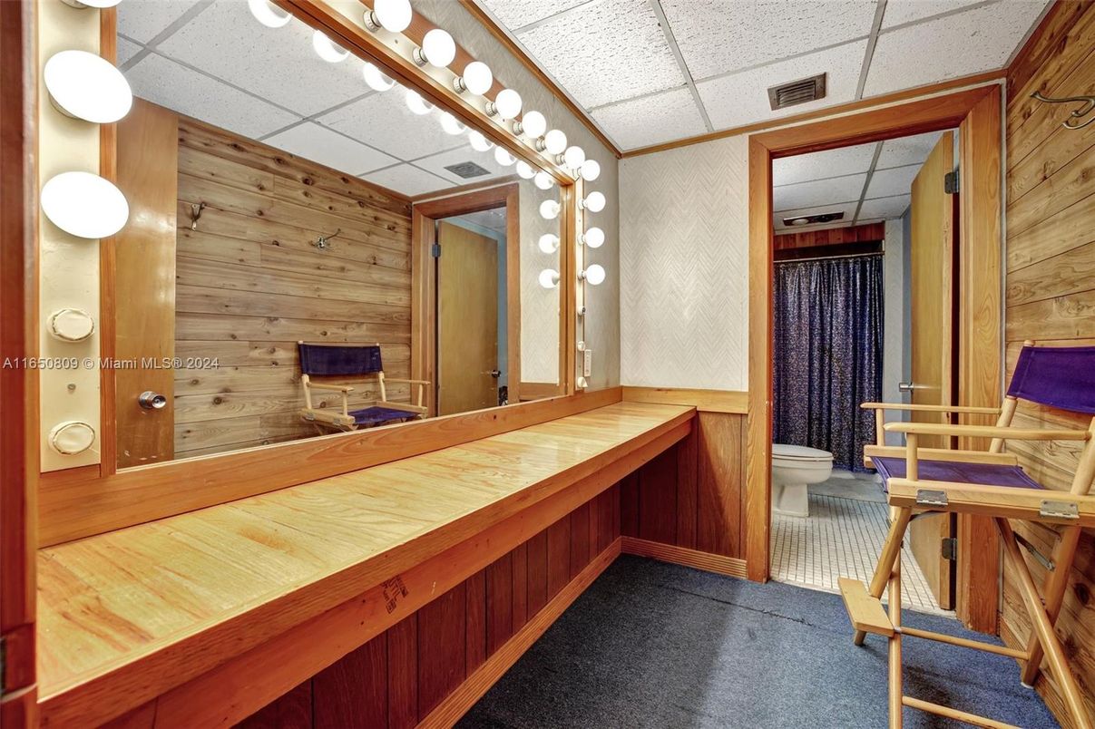 Bathroom, Interior, Wooden Walls