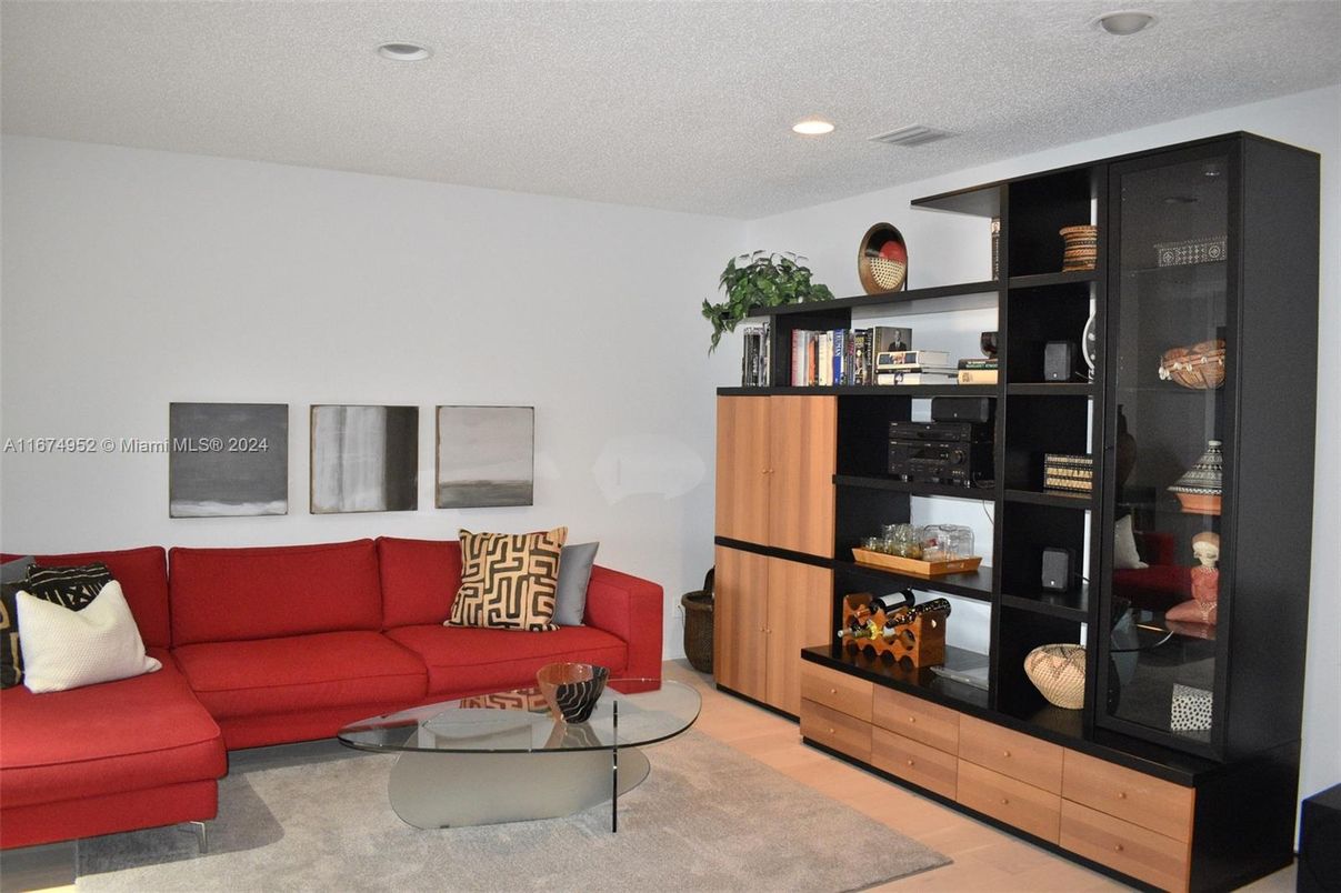 Interior, Living room, Recessed Lighting