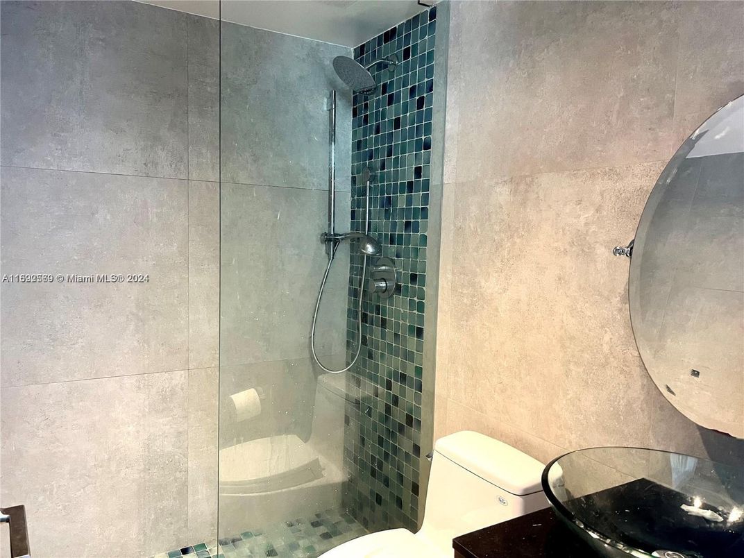 Bathroom, Glass Shower, Interior