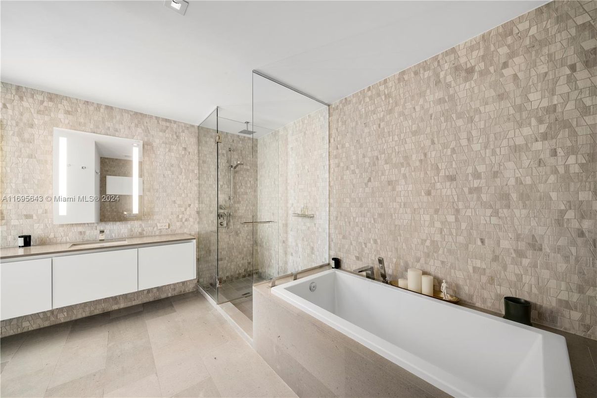 Bathroom, Glass Shower, Interior