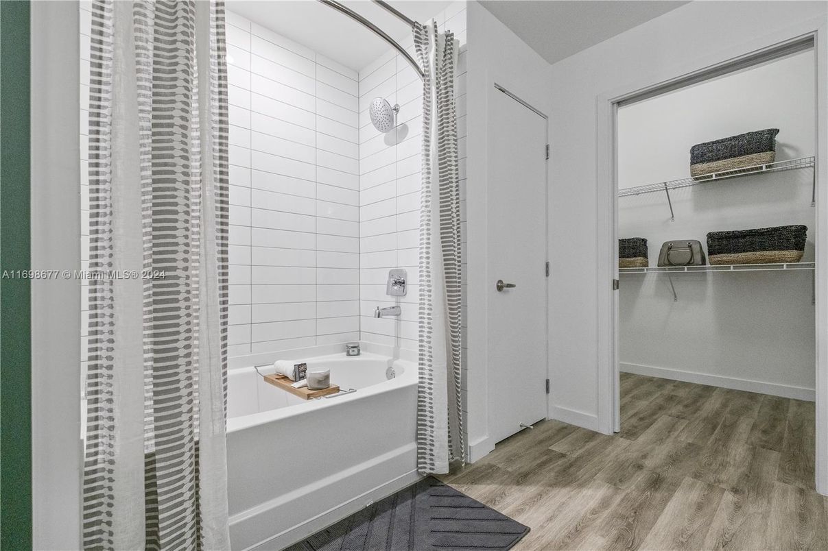 Bathroom, Interior, Wood Texture Flooring