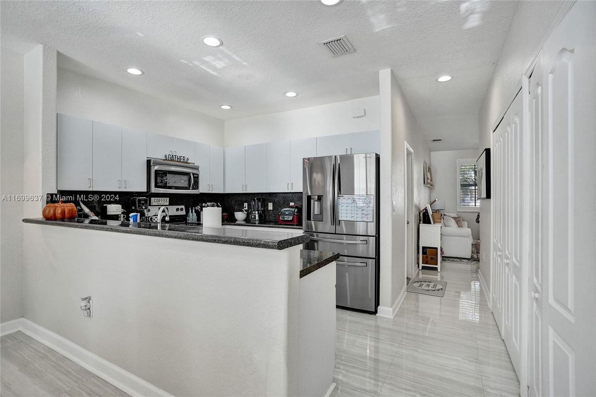 Interior, Kitchen, Recessed Lighting, Stainless Steel Appliances