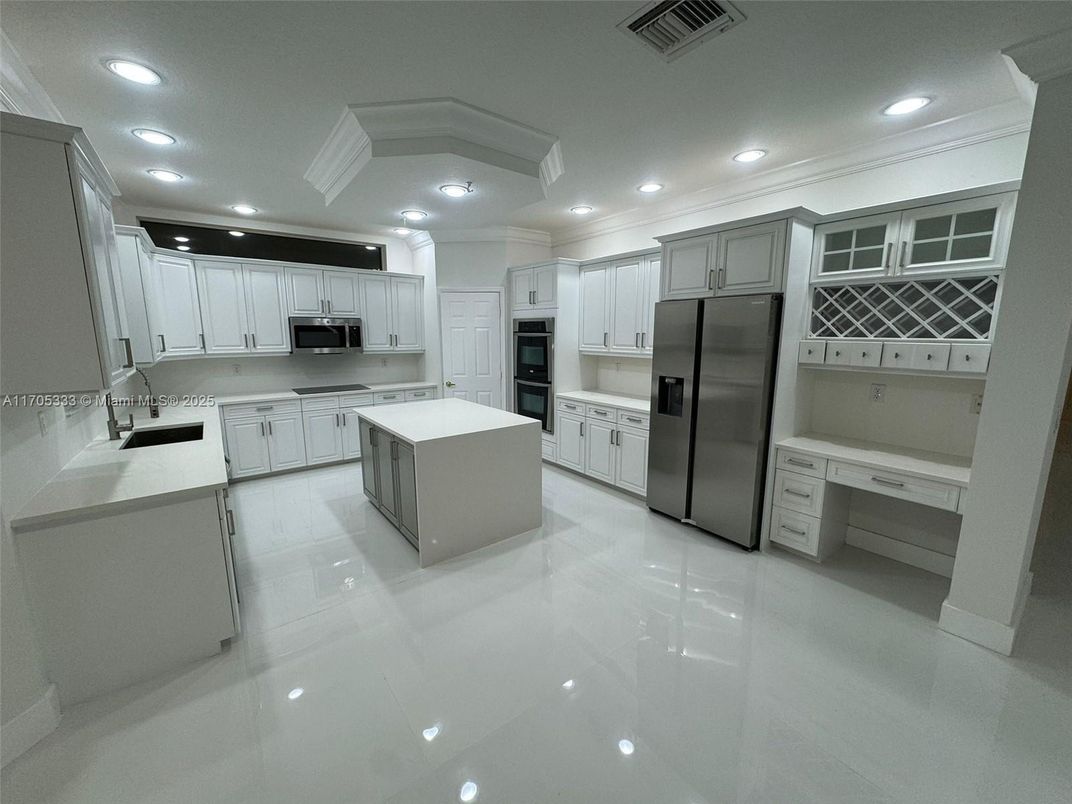 Interior, Kitchen, Recessed Lighting, Stainless Steel Appliances