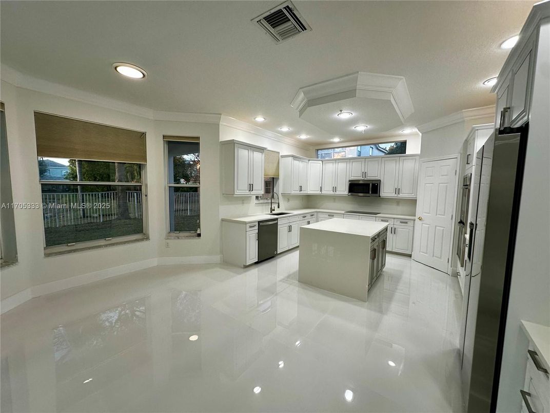 Interior, Kitchen, Recessed Lighting, Stainless Steel Appliances