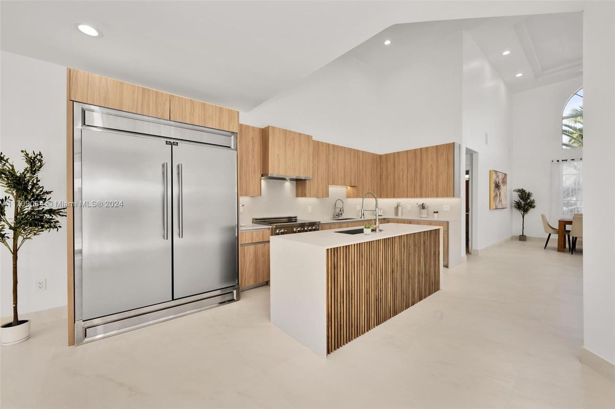 Interior, Kitchen, Recessed Lighting, Stainless Steel Appliances