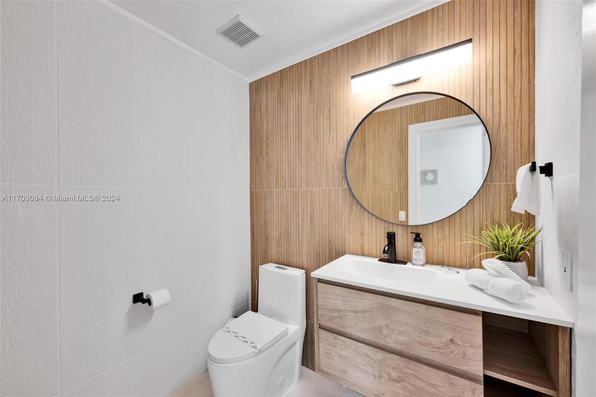 Bathroom, Interior, Wooden Walls