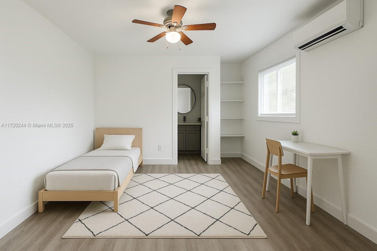 Bedroom, Interior, Wood Texture Flooring