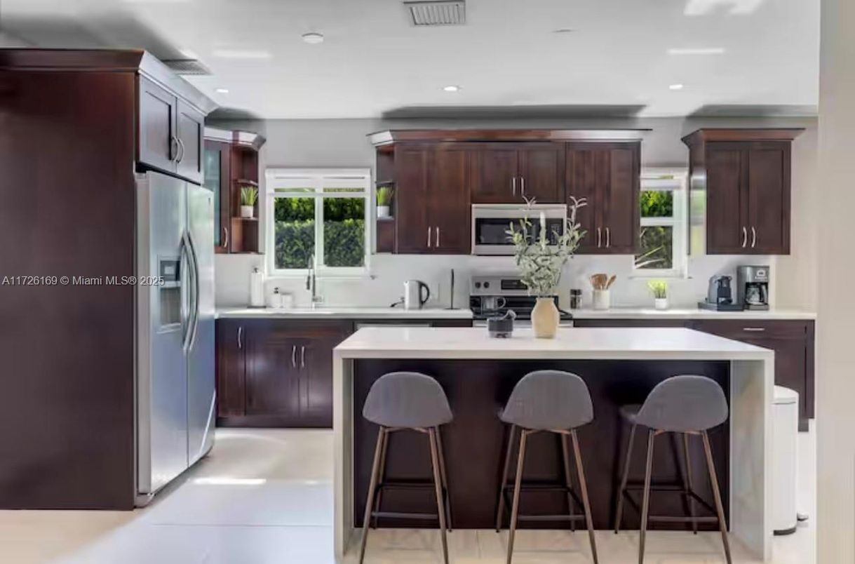 Interior, Kitchen, Recessed Lighting, Stainless Steel Appliances