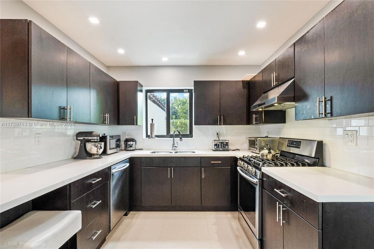 Interior, Kitchen, Recessed Lighting, Stainless Steel Appliances