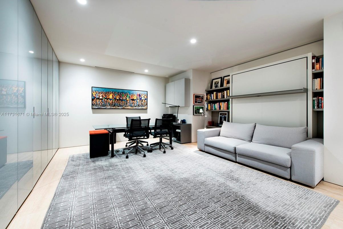 Home Office, Interior, Recessed Lighting
