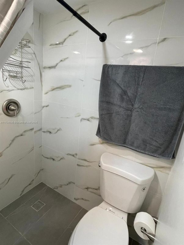 Bathroom, Glass Shower, Interior, Marble Walls