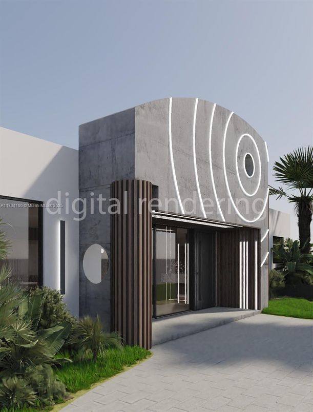 Exterior, Facade, Modern