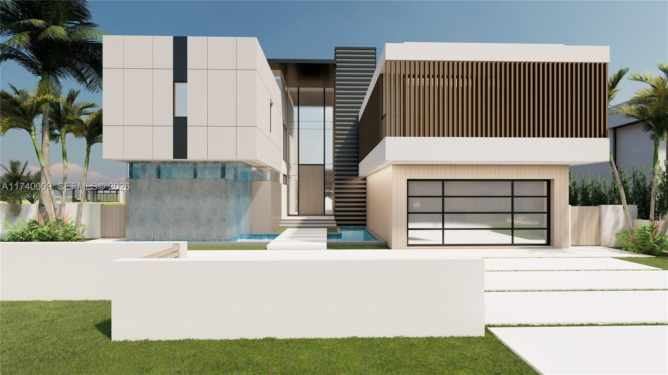 Attached, Exterior, Facade, Modern