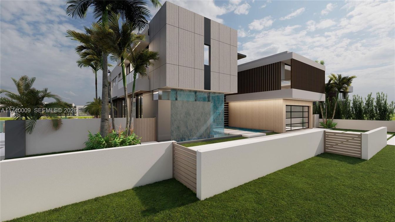 Attached, Backyard, Exterior, Facade, Modern