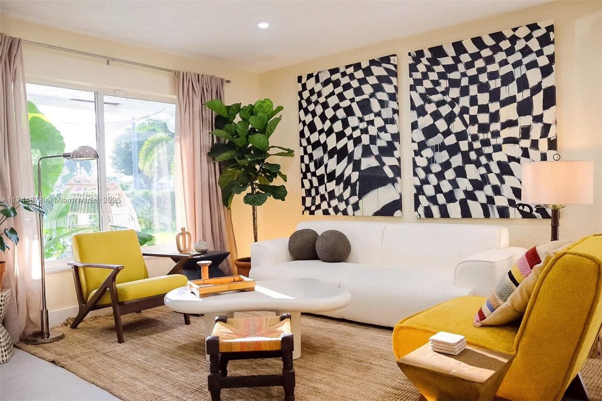 Interior, Living room, Recessed Lighting