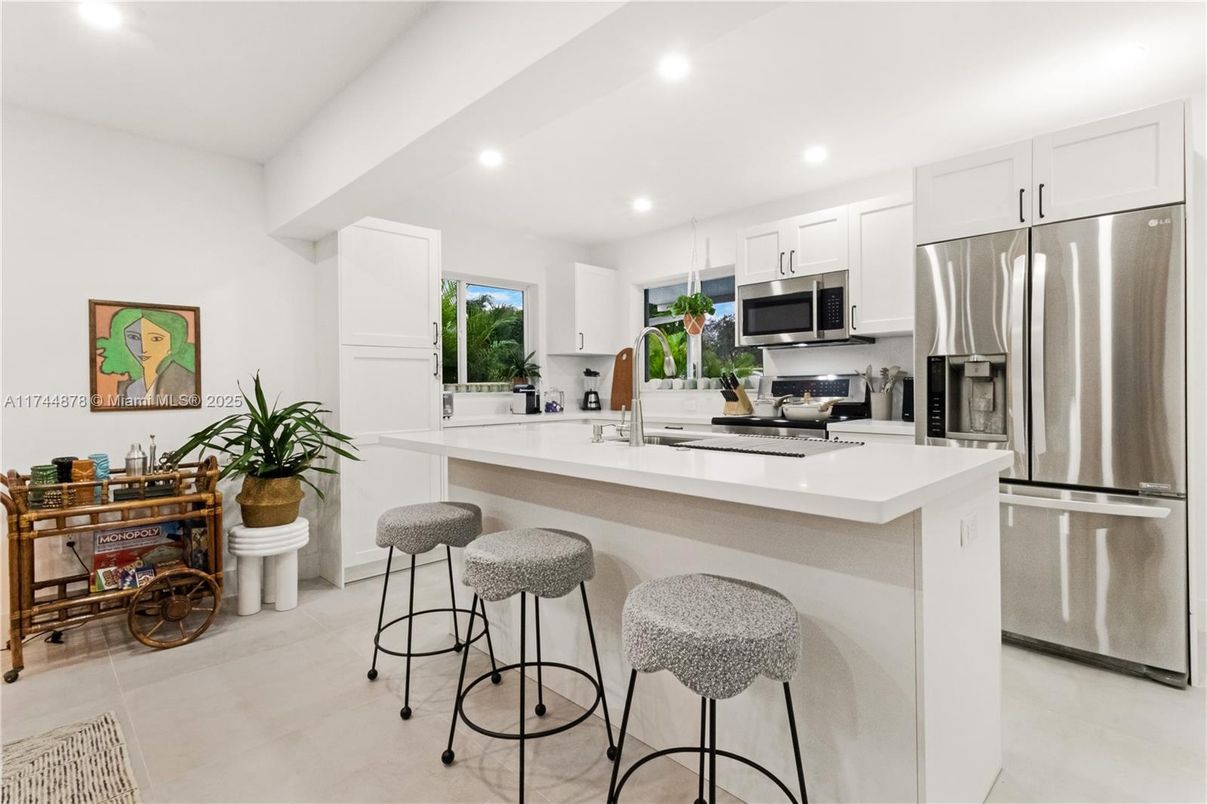 Interior, Kitchen, Recessed Lighting, Stainless Steel Appliances