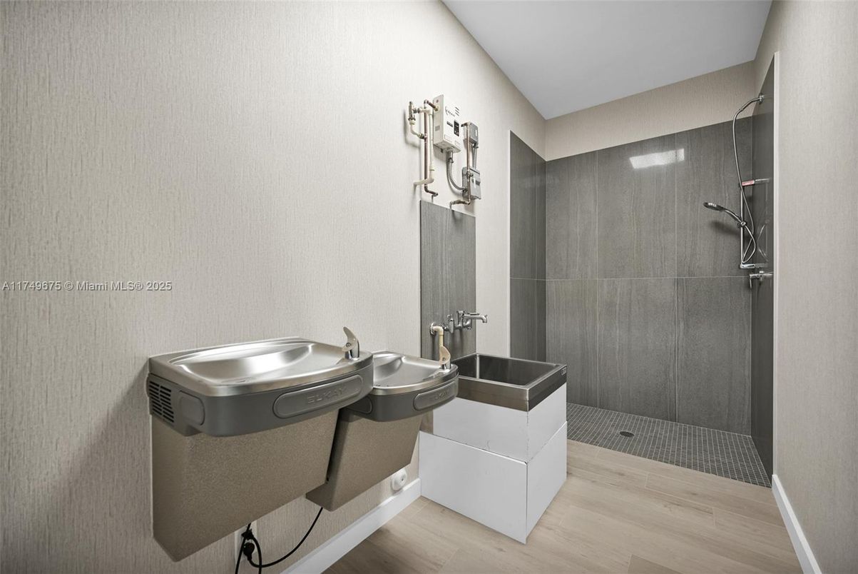Bathroom, Interior, Wood Texture Flooring