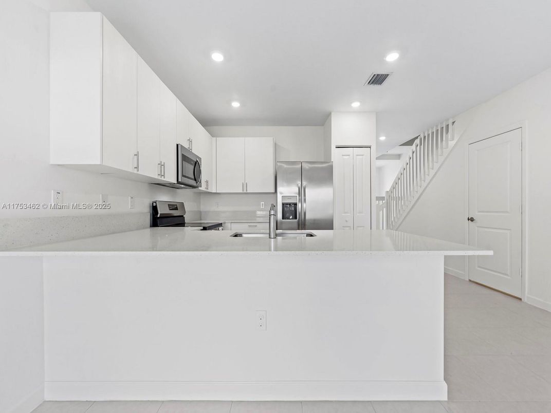 Interior, Kitchen, Recessed Lighting, Stainless Steel Appliances