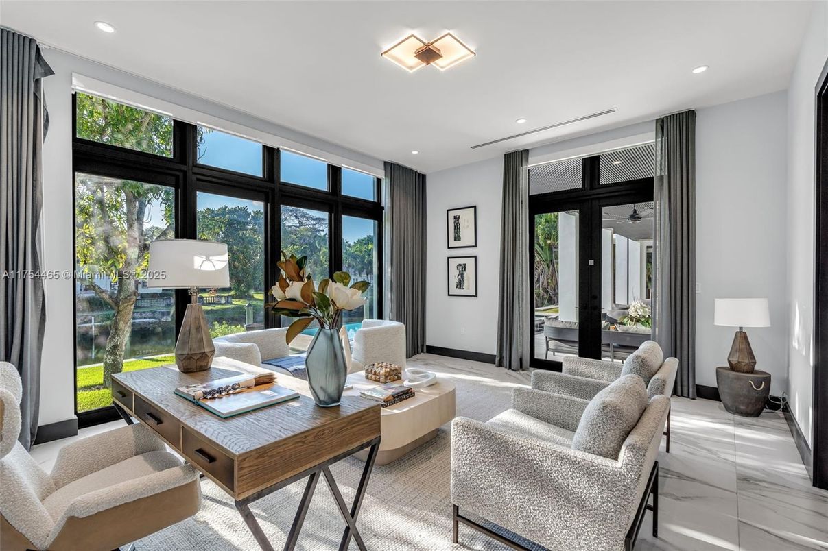 Interior, Living room, Recessed Lighting