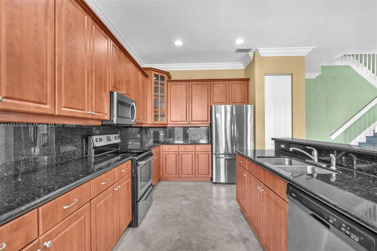 Interior, Kitchen, Recessed Lighting, Stainless Steel Appliances