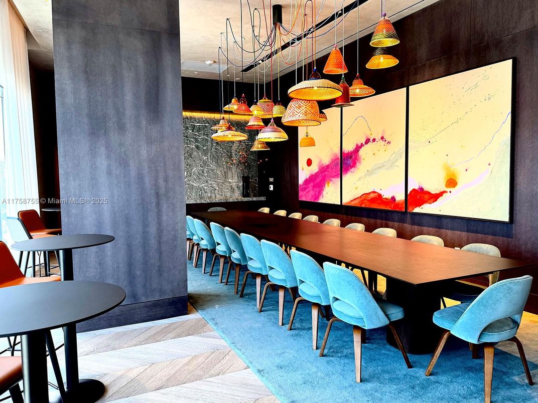 Dining room, Interior, Pendant Lights