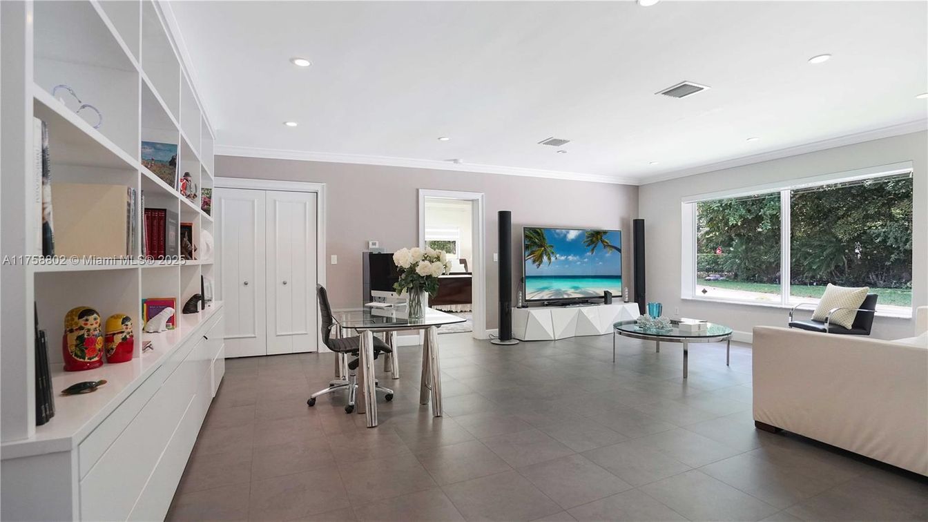 Home Office, Interior, Recessed Lighting