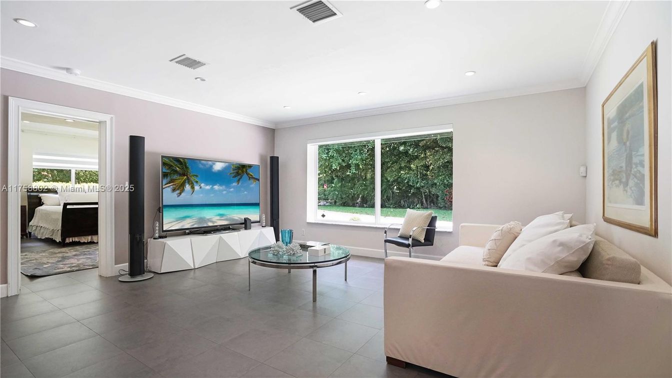 Interior, Living room, Recessed Lighting