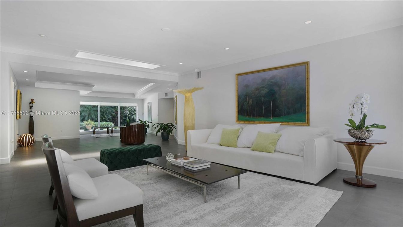 Interior, Living room, Recessed Lighting