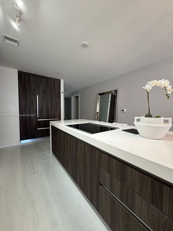 Bathroom, Dual Sink Vanities, Interior, Marble, Recessed Lighting