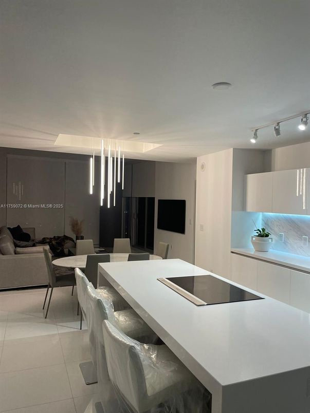 Dining room, Interior, Living room, Pendant Lights