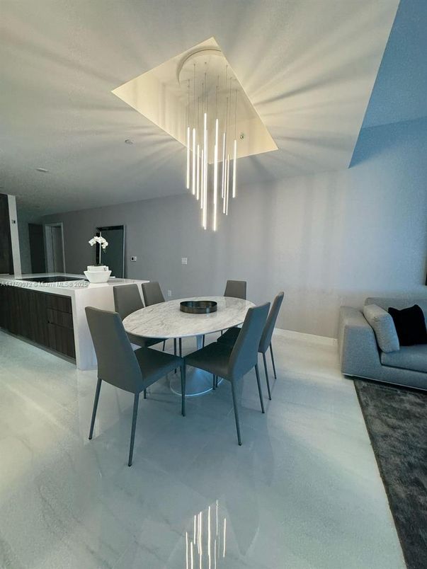 Dining room, Interior, Pendant Lights