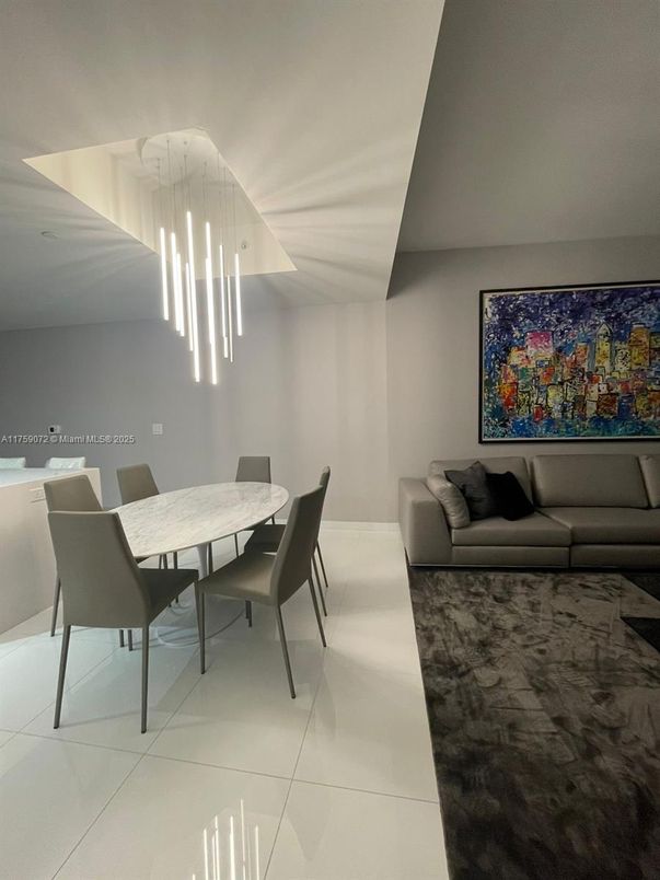 Dining room, Interior, Living room, Pendant Lights