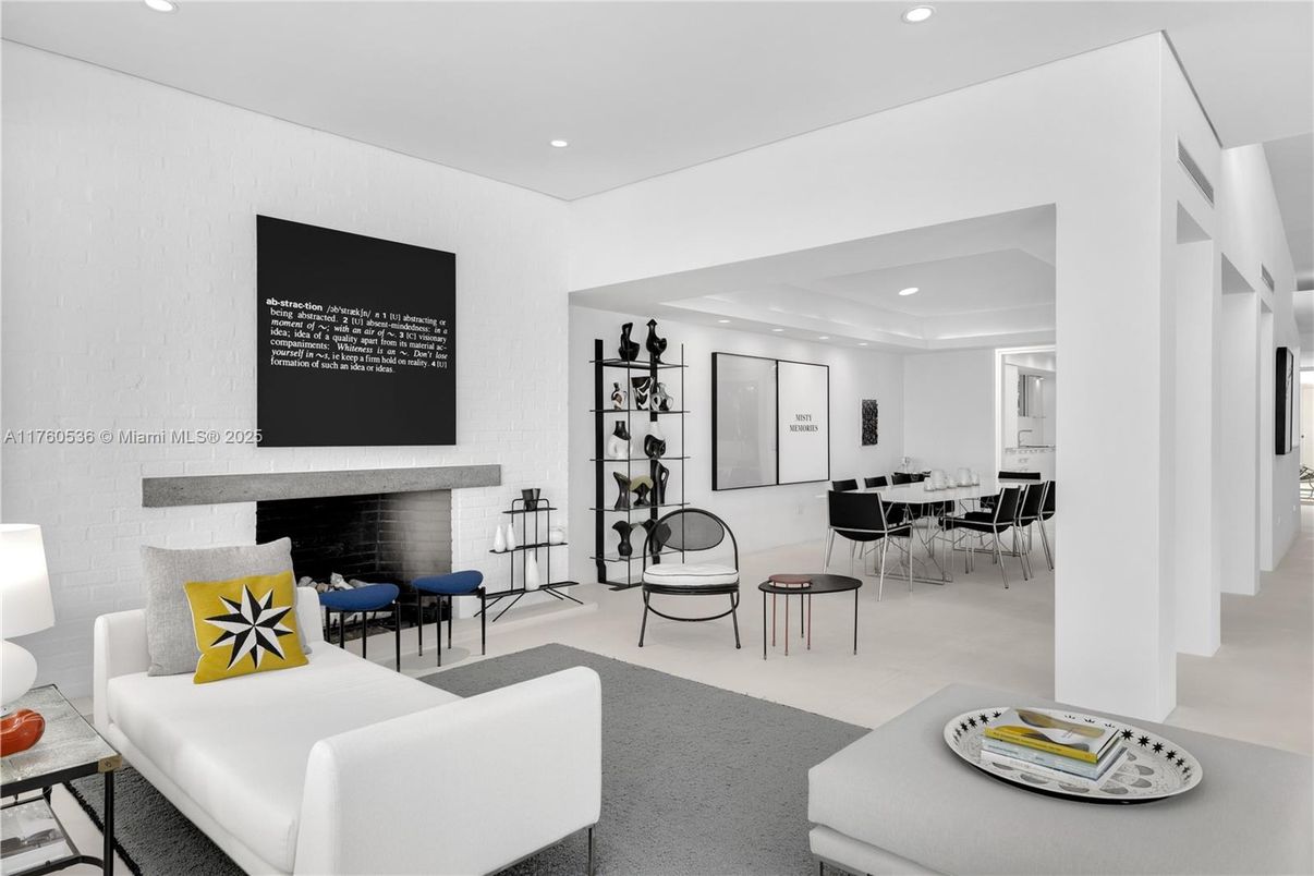 Dining room, Interior, Living room, Recessed Lighting