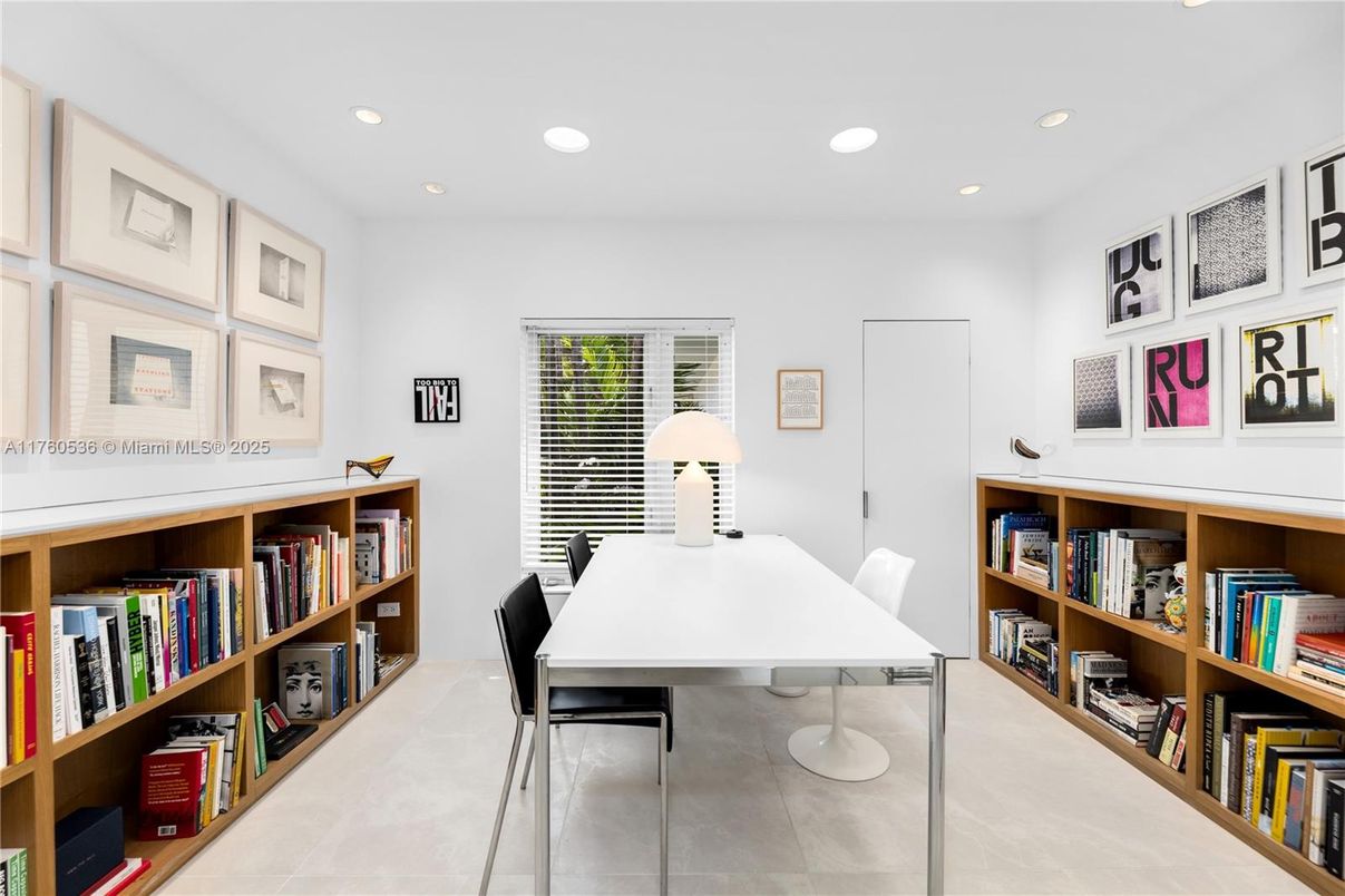 Home Office, Interior, Recessed Lighting