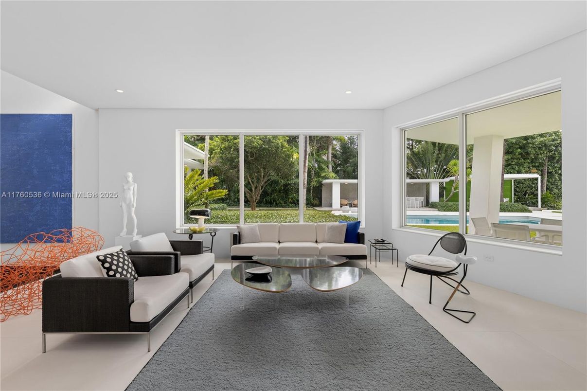 Interior, Living room, Recessed Lighting