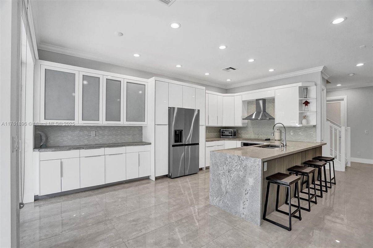 Interior, Kitchen, Recessed Lighting, Stainless Steel Appliances