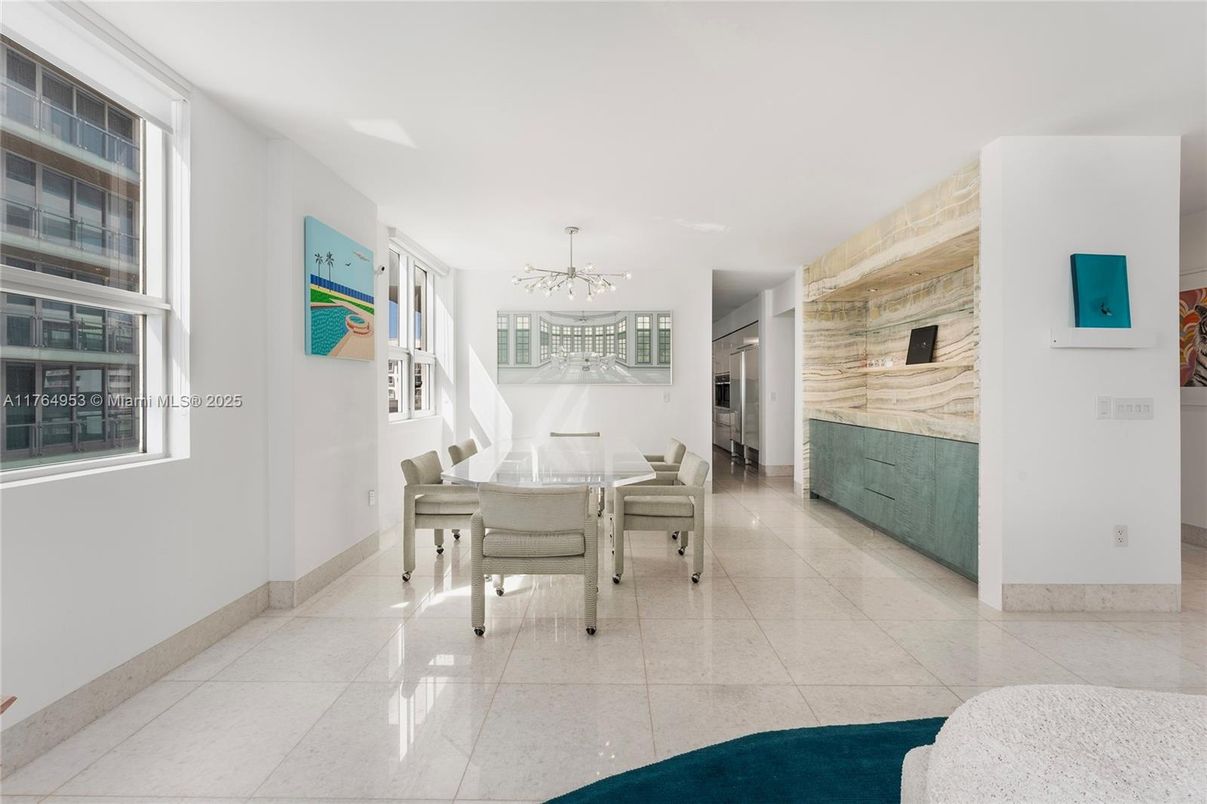 Dining room, Interior, Pendant Lights