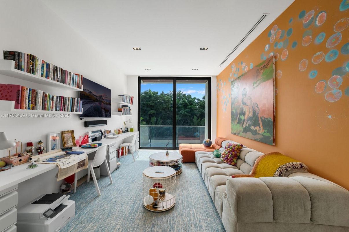 Home Office, Interior, Living room, Recessed Lighting