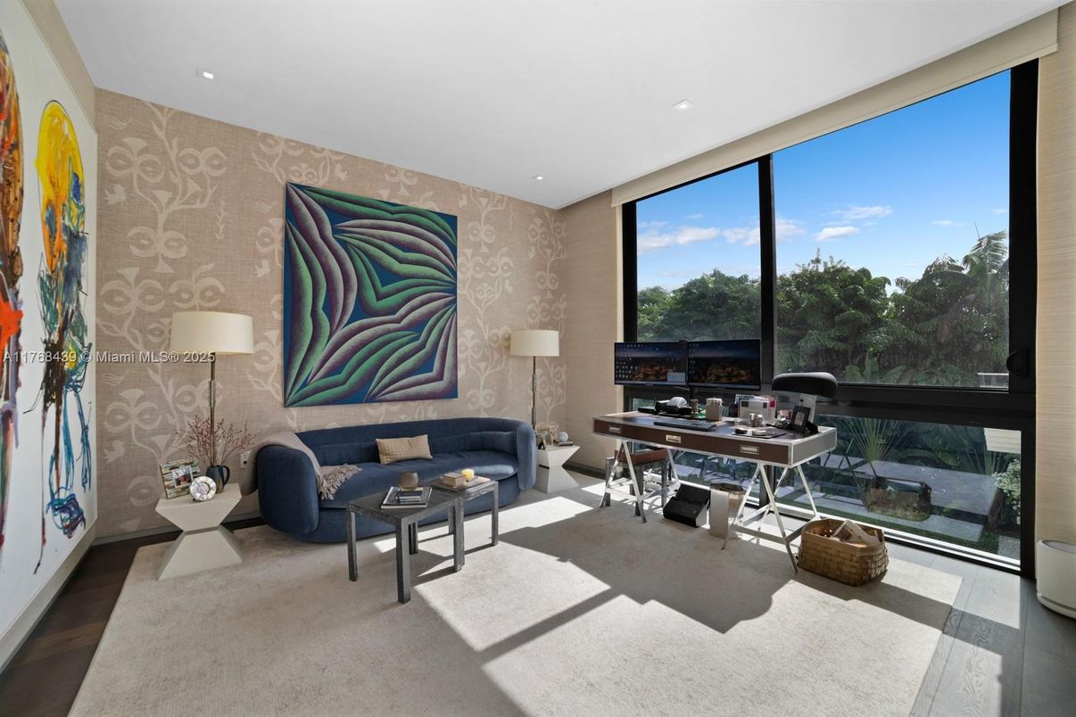 Home Office, Interior, Recessed Lighting