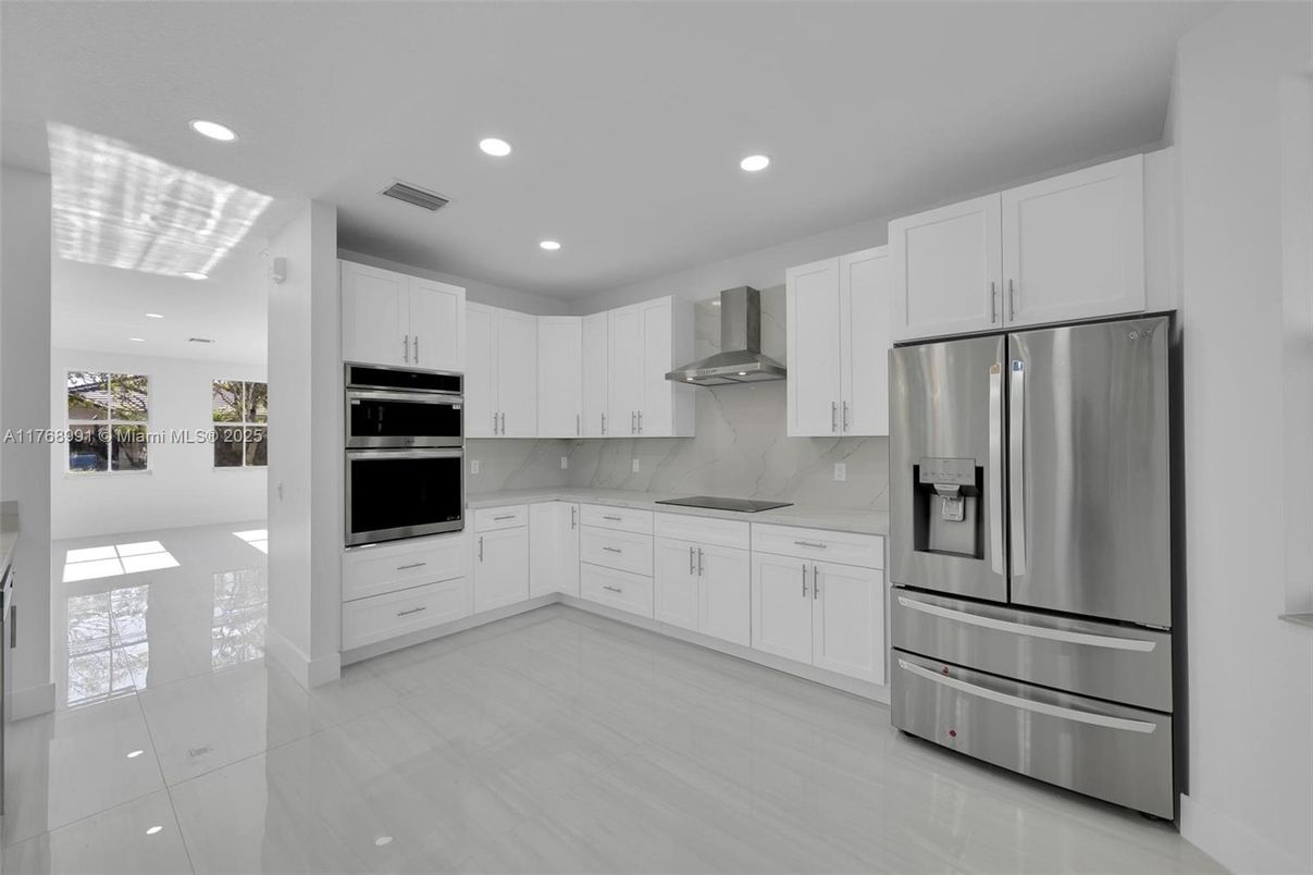 Interior, Kitchen, Recessed Lighting, Stainless Steel Appliances