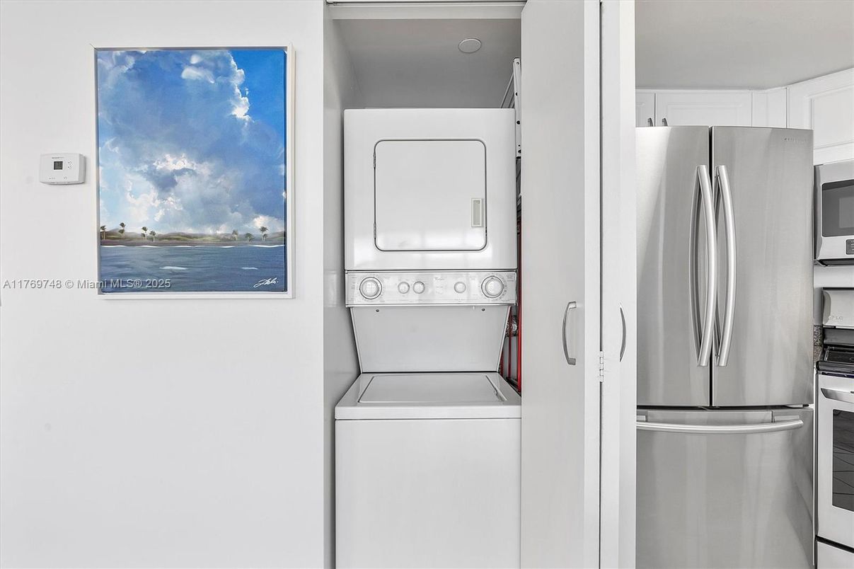 Interior, Kitchen, Stainless Steel Appliances, Utility Closets, Washer