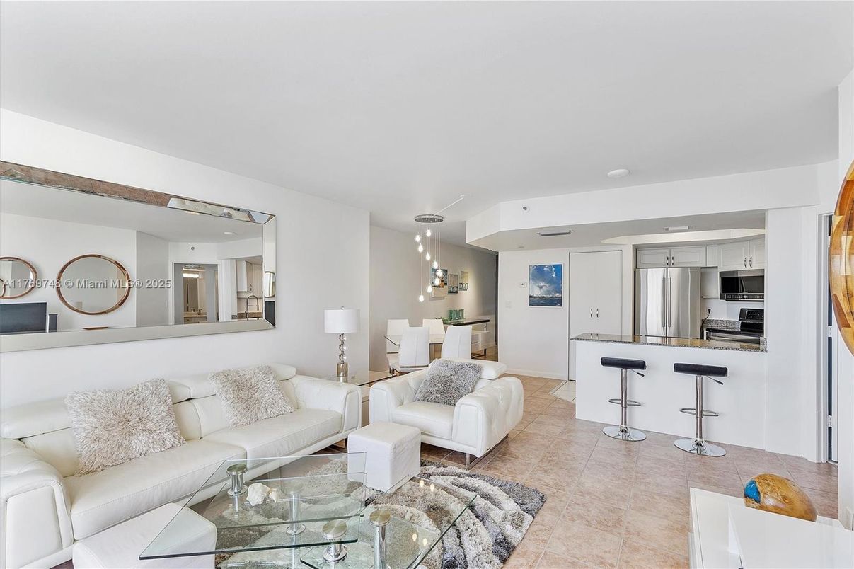 Dining room, Interior, Kitchen, Living room, Pendant Lights, Stainless Steel Appliances